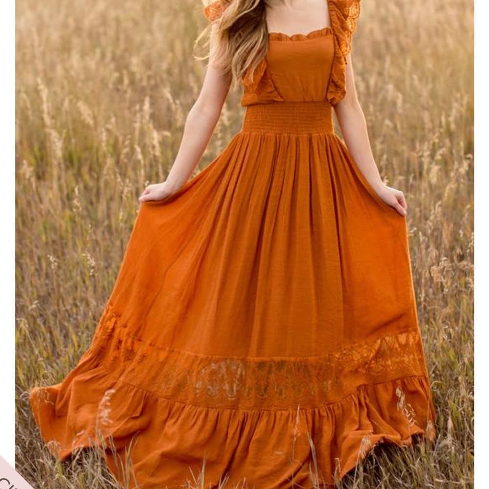 Joyfolie Dawn Dress in Spice